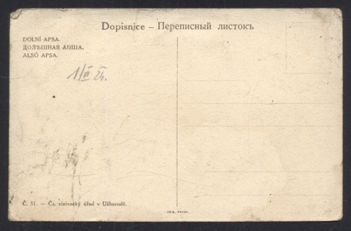 Apšé / Dolní Apsa / Alsó Apsa
