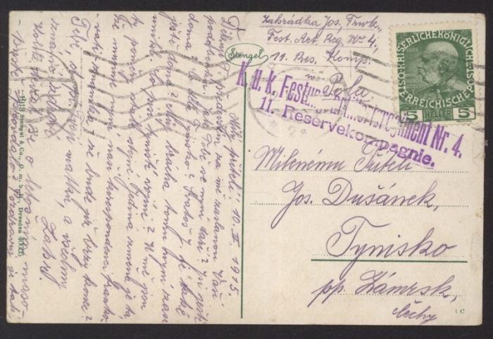 Brioni - Ausgrabungen - Festungsartillerie Regiment Nr. 4, 11. Reservekompagnie