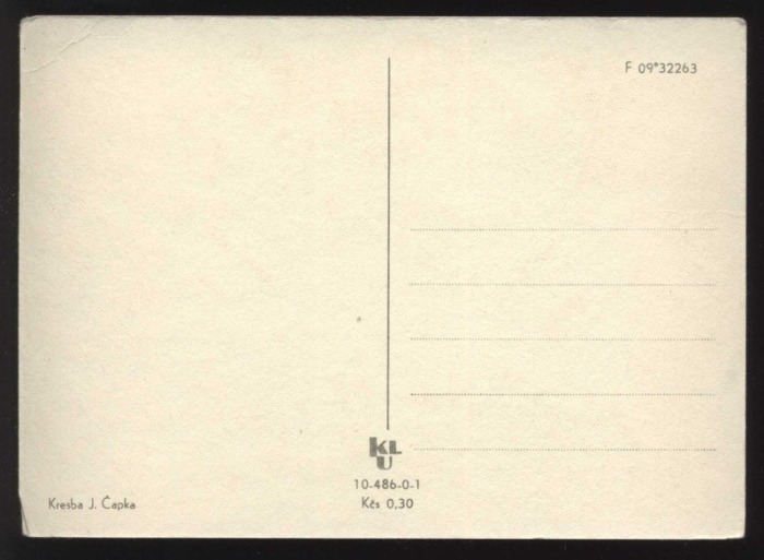 Josef Čapek - Kresba J. Čapka