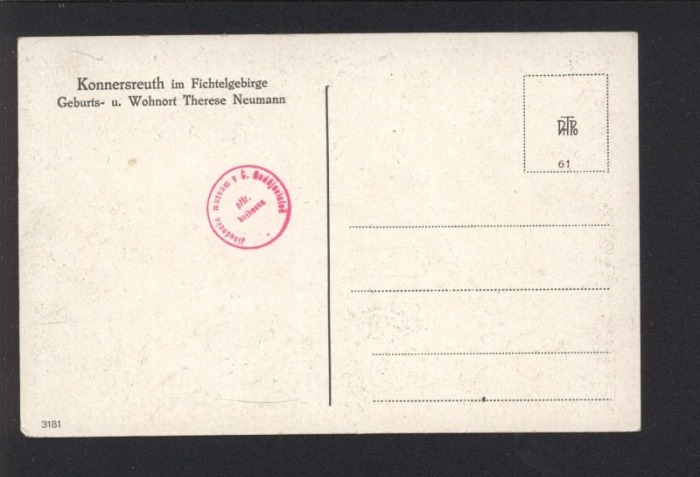 Konnersreuth. Bavorsko.