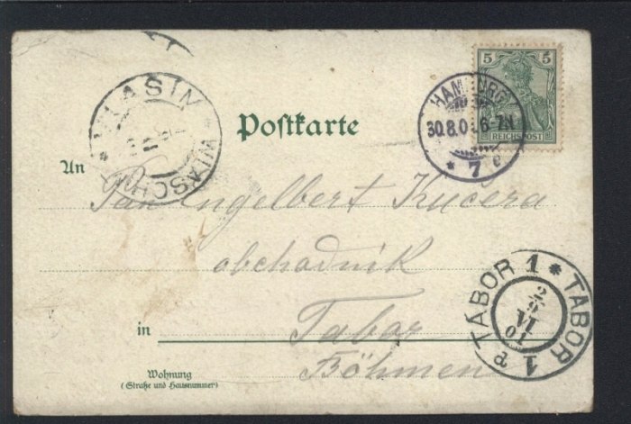 Hamburg. Gruss von de Waterkant