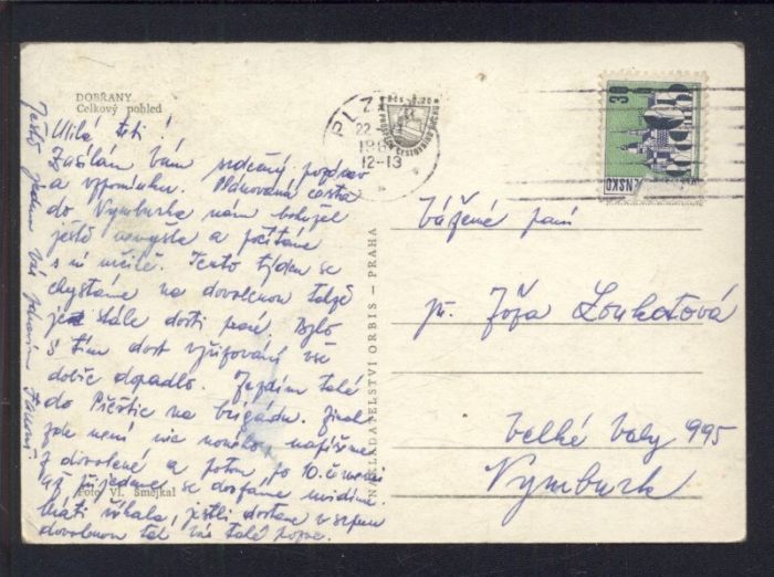 Dobřany. Celkový pohled