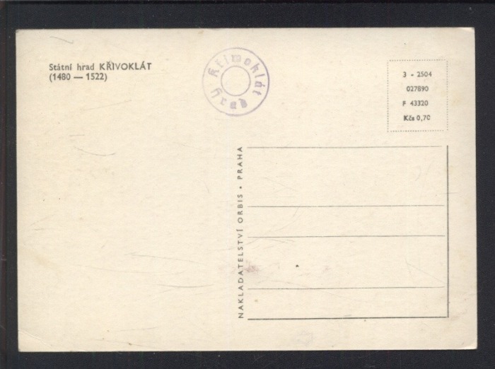 Křivoklát. Státní hrad Křivoklát