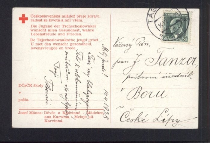 Josef Mánes - Děvče z Karvinné
