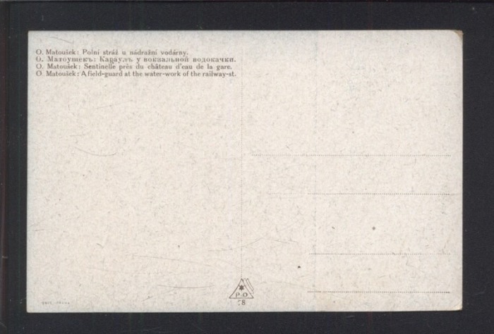 O. Matoušek - Polní stráž u nádražní vodárny