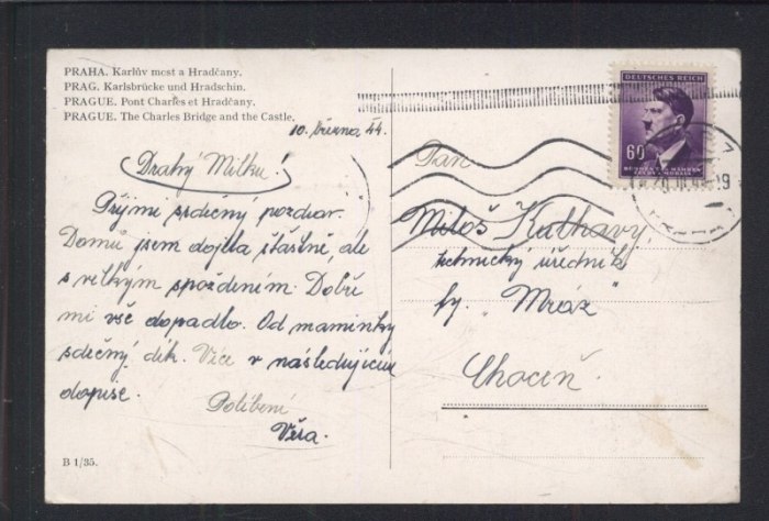 Praha. Karlův most a Hradčany