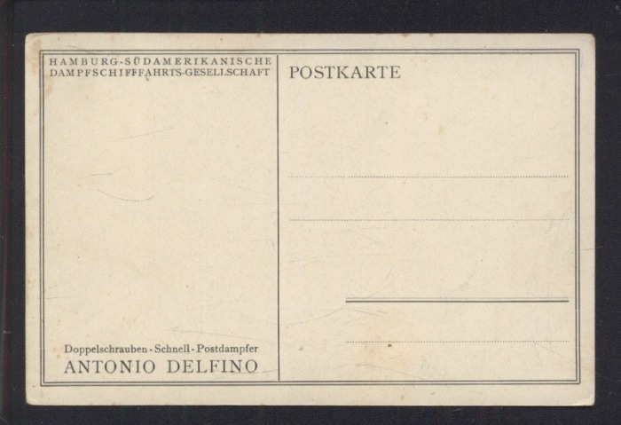 Antonio Delfino. Doppelschrauben-Schnell-Postdampfer