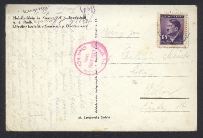 Dřevěný kostelík v Kunčicích p. Ondřejníkem