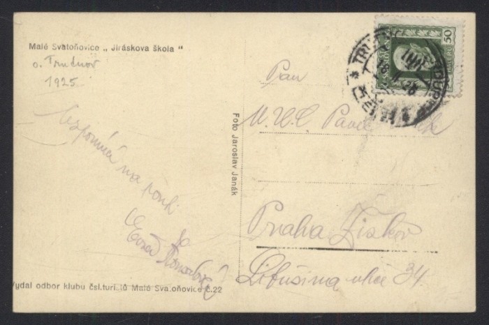 Malé Svatoňovice, Jiráskova škola