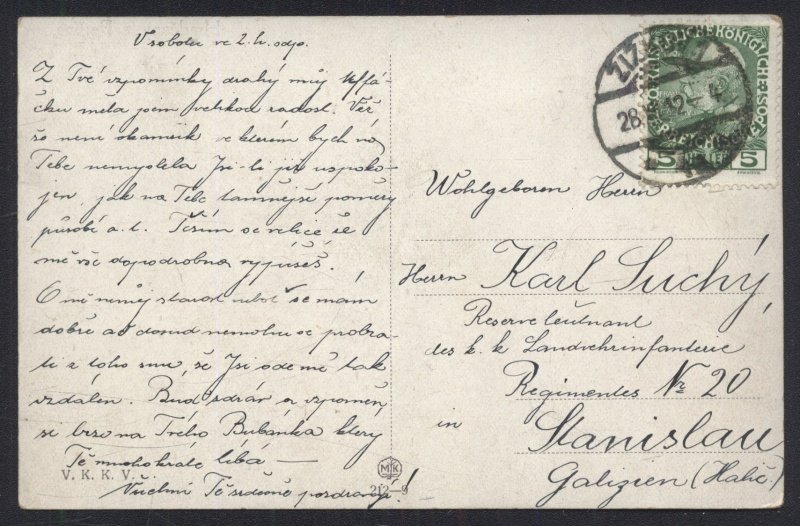 Praha. Hradčany z Petřína