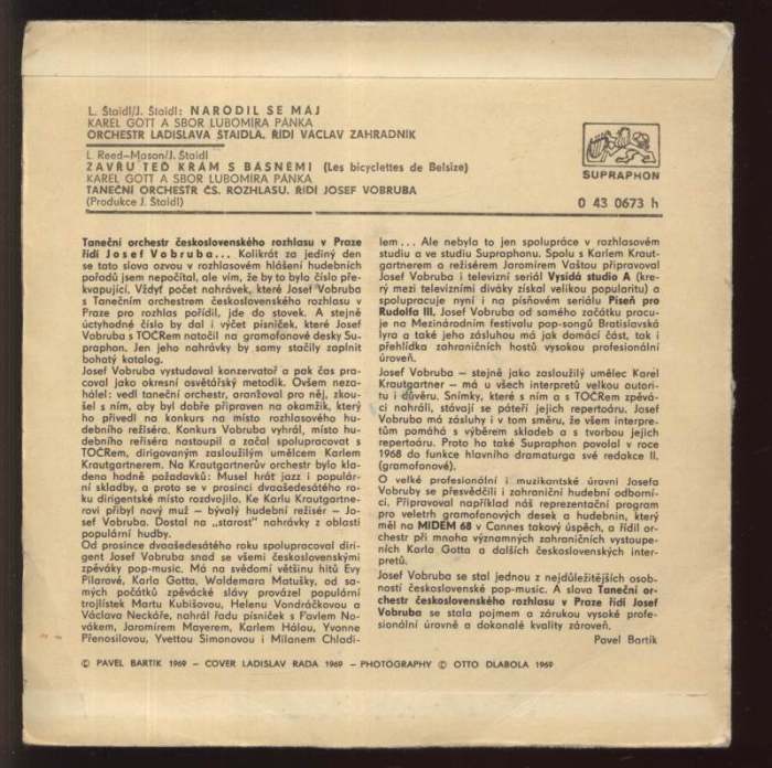 Karel Gott - Narodil se máj / Zavřu teď krám s básněmi