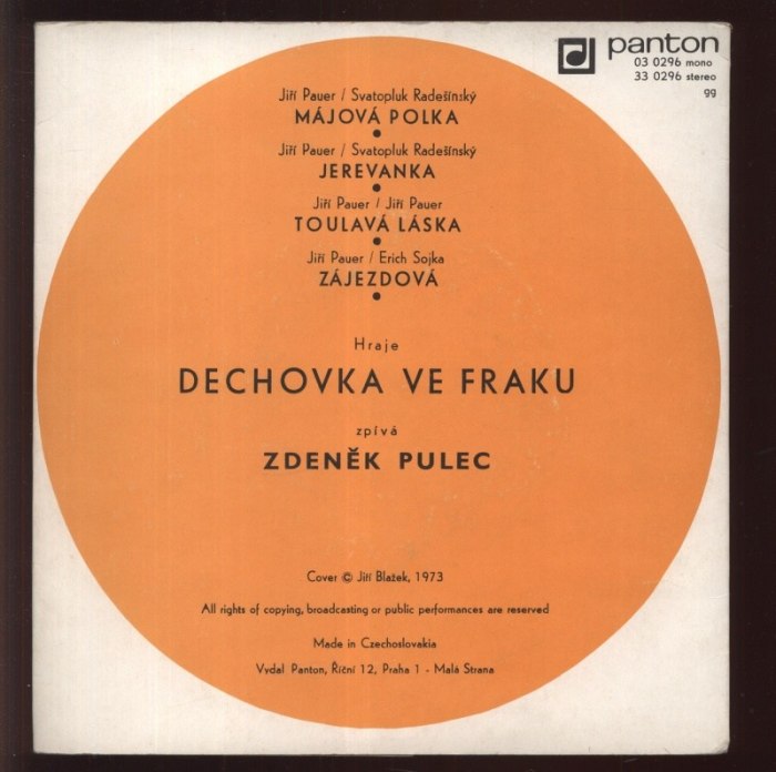 Dechovka ve fraku - Májová polka; Jerevanka / Toulavá láska; Zájezdová