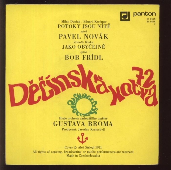 Pavel Novák - Potoky jsou nitě / Bob Frídl - Jako obyčejně (Děčínská kotva '72)