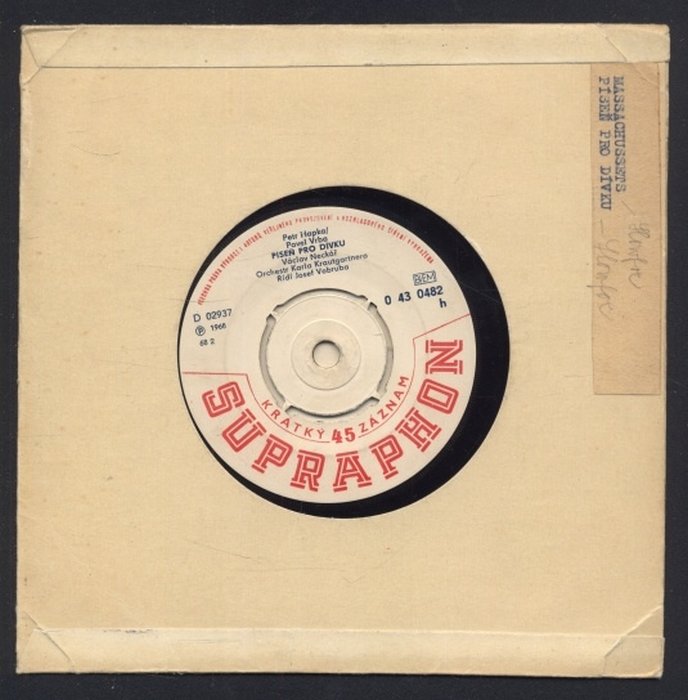 Václav Neckář - Píseň pro dívku / Massachussets (SP)