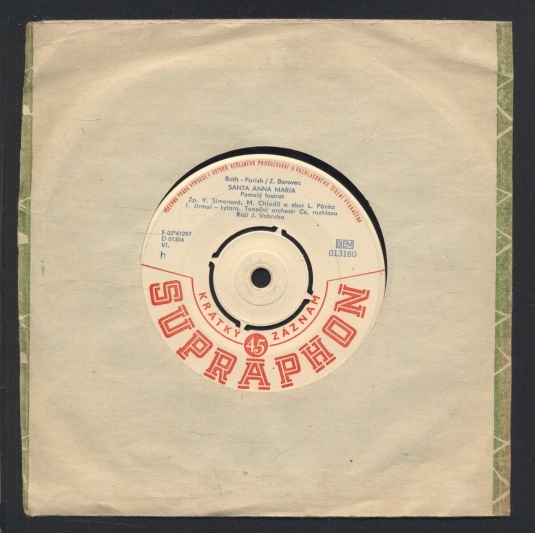 Waldemar Matuška - Jo, třešně zrály / Yvetta Simonová, Milan Chladil - Santa Anna Maria (SP)