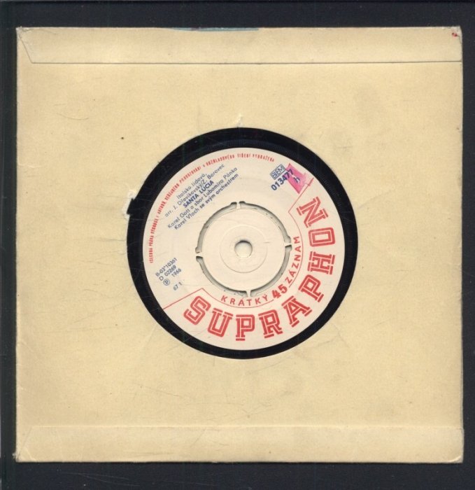 Karel Gott - Santa Lucia / Dlouhá bílá noc (SP)