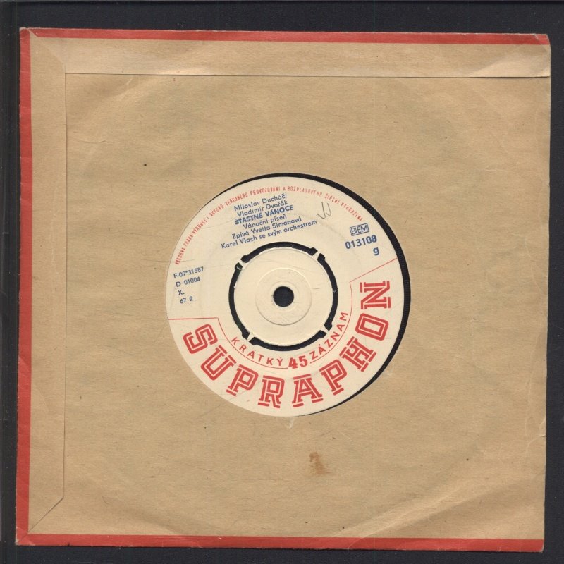 J. Naimrová, V. Příkazská, M. Hrnčířová, V. Krištofková, L. Schiller, J. Tomášek, D. Tomášek a Setleři / Yvetta Simonová - Veselé Vánoce / Štastné Vánoce (SP)