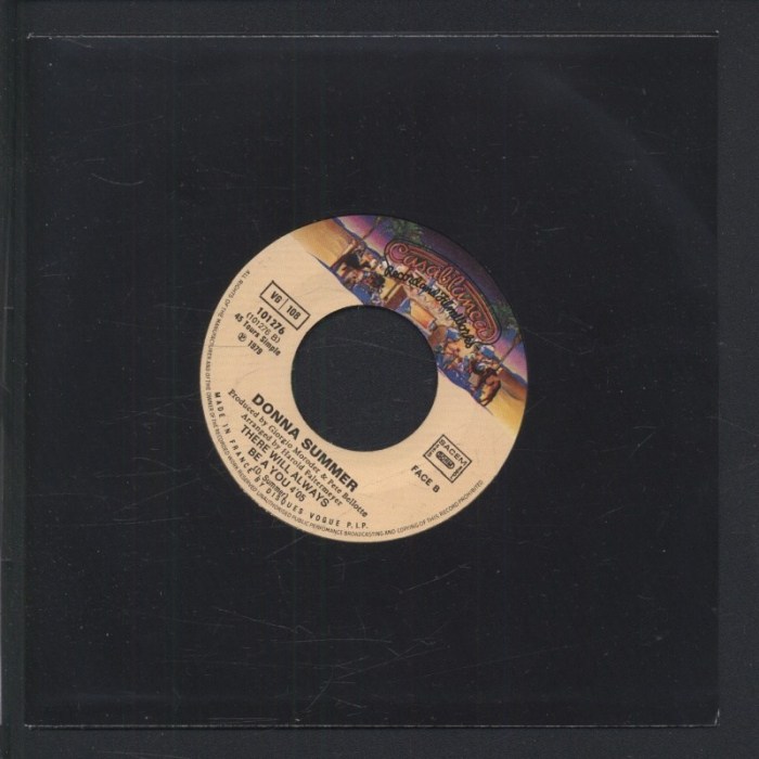 Donna Summer - On the radio / There will always be a you (SP)