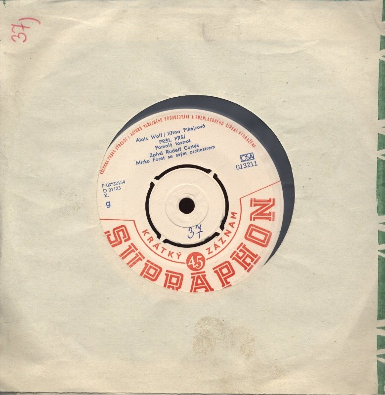 Rudolf Cortés - Prší, prší / Eva Martinová - Rosalie