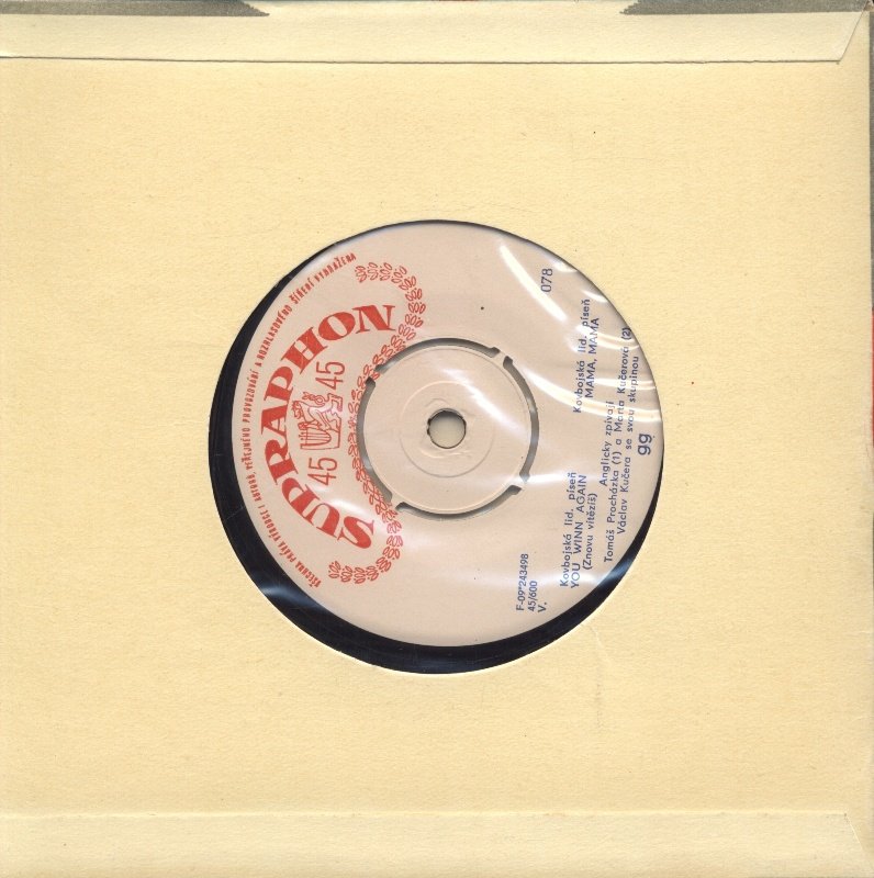 Václav Kučera se svou skupinou - You Winn Again; Mama, mama / Setting The Wits On Fire / Hey Joe