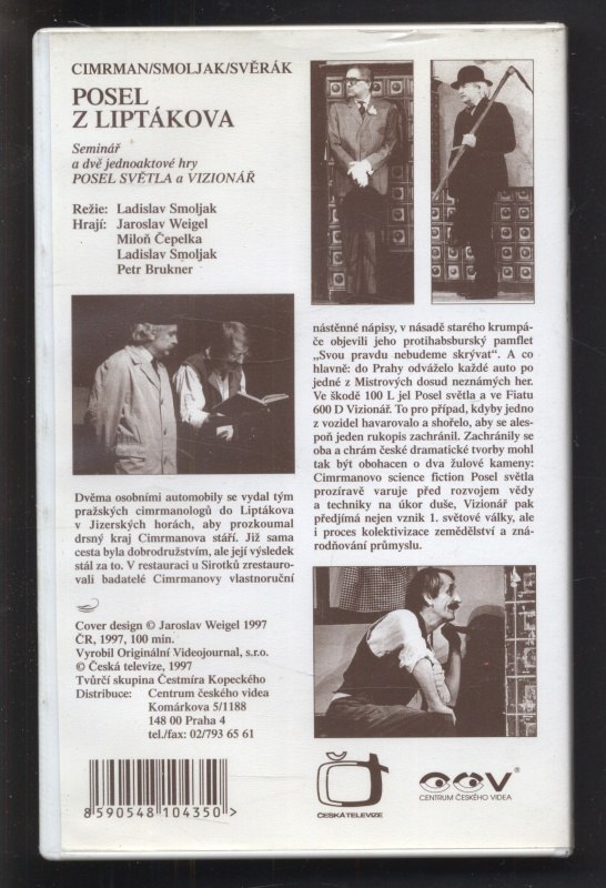 Divadlo Járy Cimrmana: Posel z Liptákova (VHS)