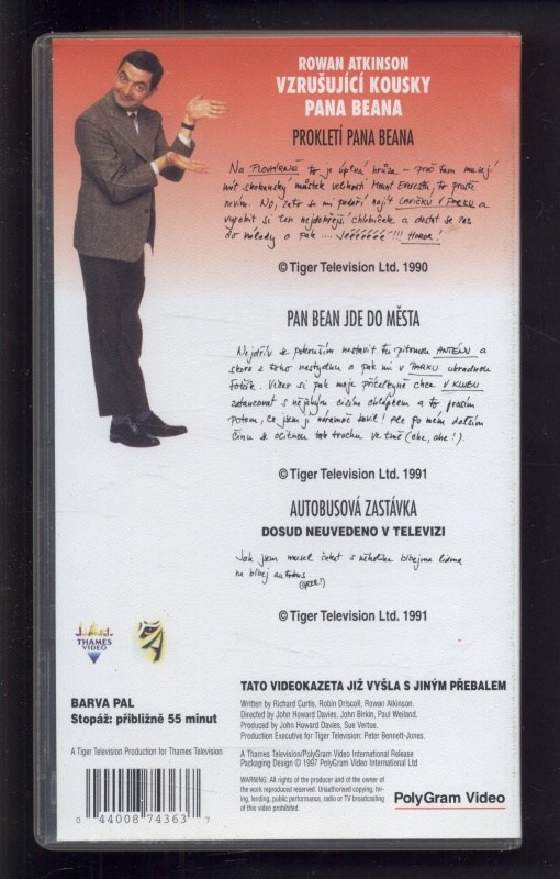 Bean 2: Vzrušující kousky pana Beana (VHS)