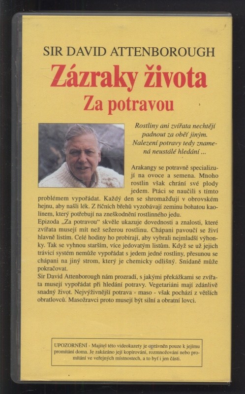 Zázraky života: Za potravou (VHS)