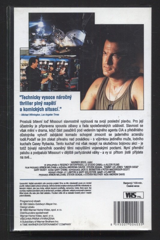 Under Siege / Přepadení v Pacifiku (VHS)