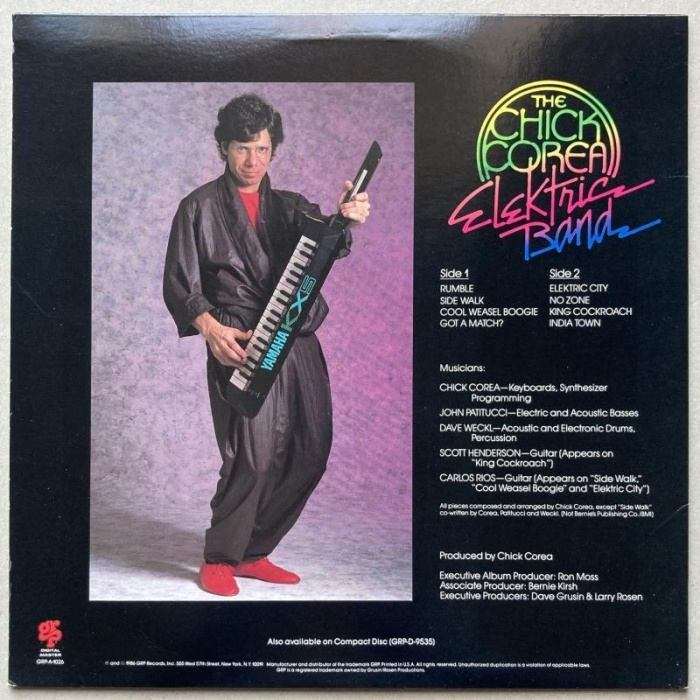 The Chick Corea Elektric Band - The Chick Corea Elektric Band (LP)