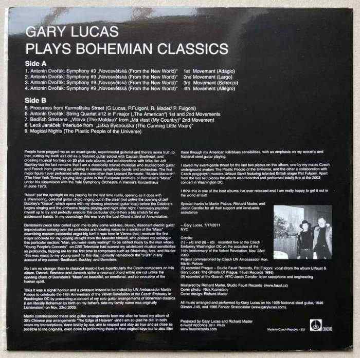 Gary Lucas - Plays Bohemian Classics (LP)