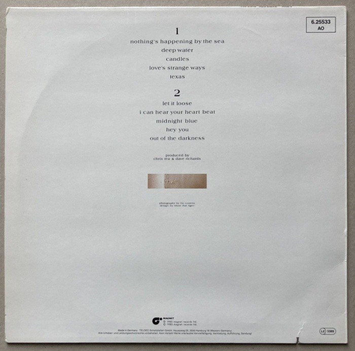 Chris Rea - Water Sign (LP)