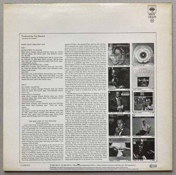 Miles Davis - Miles Davis' Greatest Hits (LP)