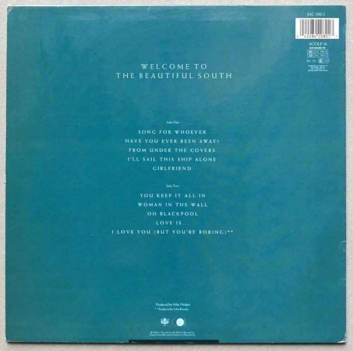 The Beautiful South - Welcome To The Beautiful South (LP)