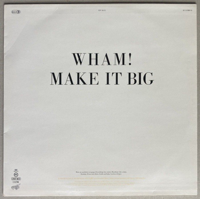 Wham! - Make It Big (LP)
