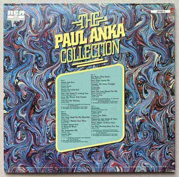Paul Anka - The Paul Anka Collection (2LP)