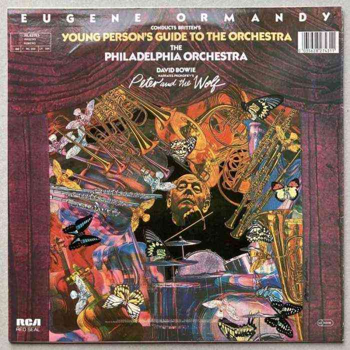 David Bowie Narrates Prokofiev / Eugene Ormandy & The Philadelphia Orchestra Perform Britten - Peter And The Wolf / Young (LP)