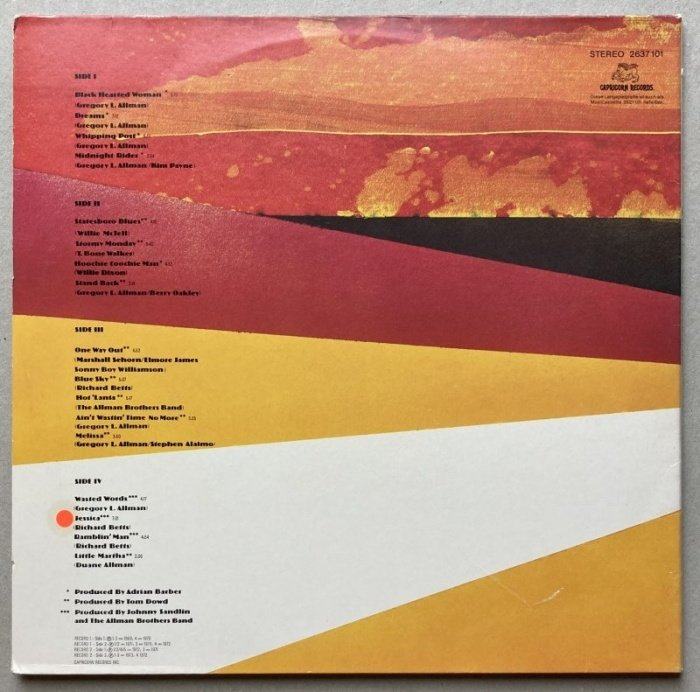 The Allman Brothers Band - The Road Goes On Forever (2LP)