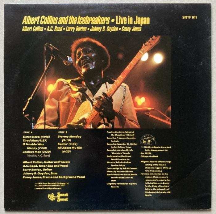 Albert Collins And The Icebreakers - Live In Japan (LP)