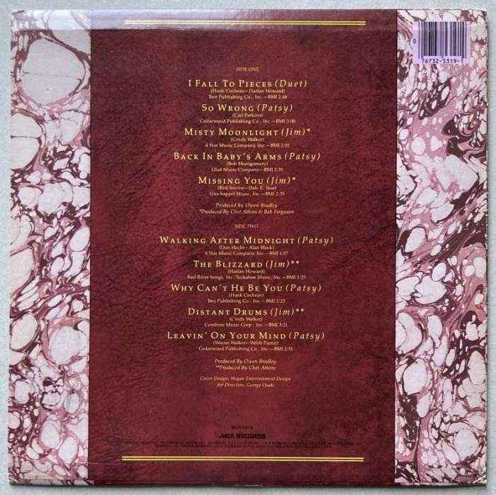 Patsy Cline & Jim Reeves - Remembering Patsy Cline & Jim Reeves (LP)