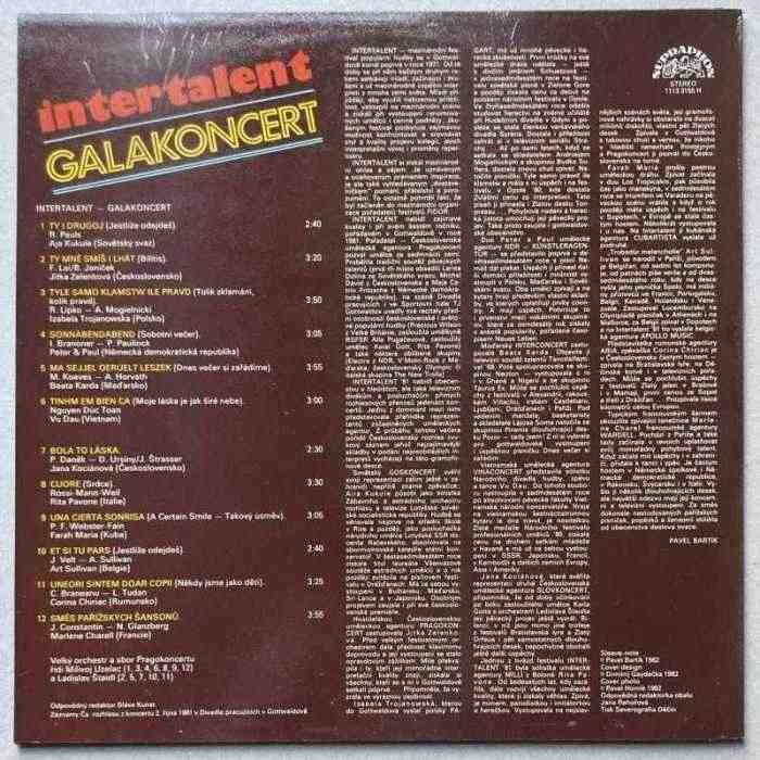 Various - Intertalent - Galakoncert (LP)