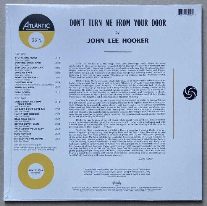 John Lee Hooker - Don't Turn Me From Your Door (LP)