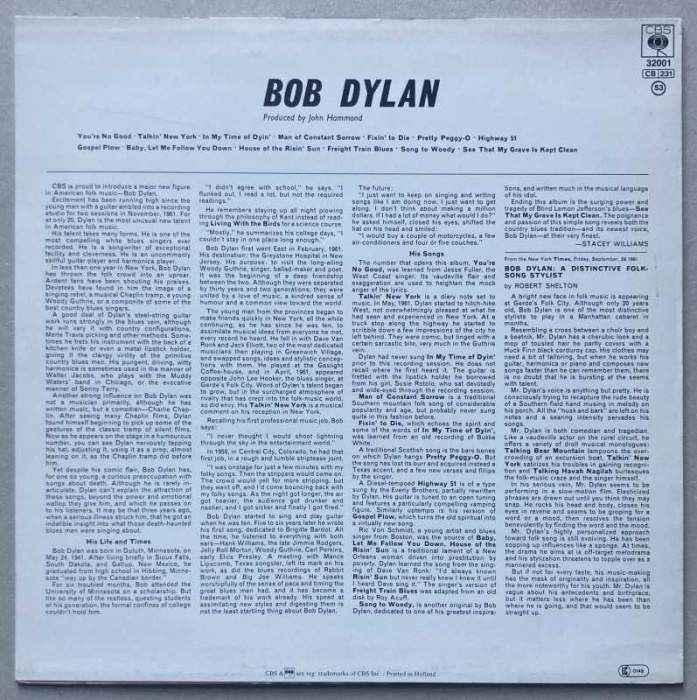 Bob Dylan - Bob Dylan (LP)