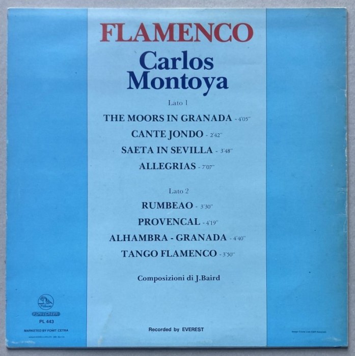 Carlos Montoya - Flamenco (LP)