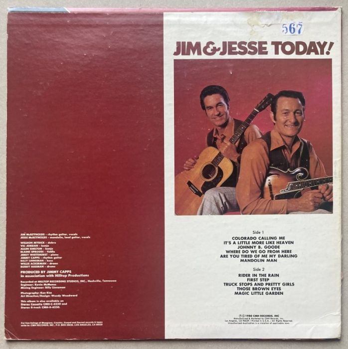 Jim & Jesse - Jim & Jesse Today! (LP)