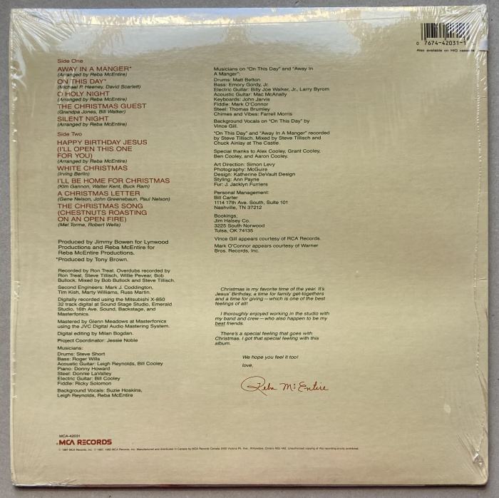 Reba McEntire - Merry Christmas To You (LP)