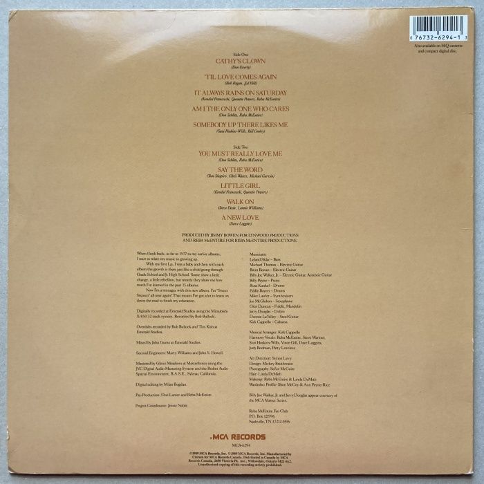 Reba McEntire - Sweet Sixteen (LP)