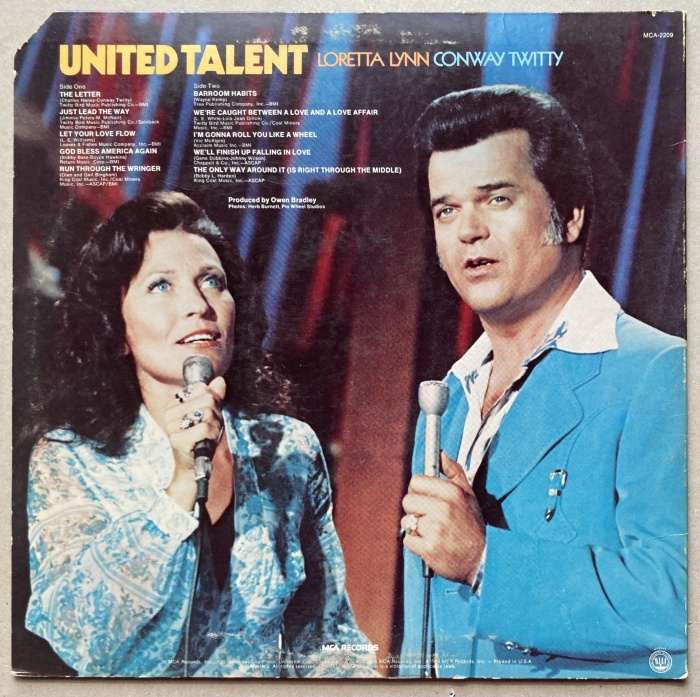 Loretta Lynn & Conway Twitty - United Talent (LP)