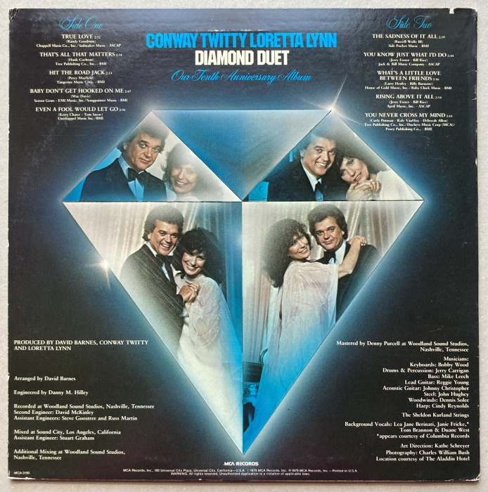 Conway Twitty & Loretta Lynn - Diamond Duet (LP)