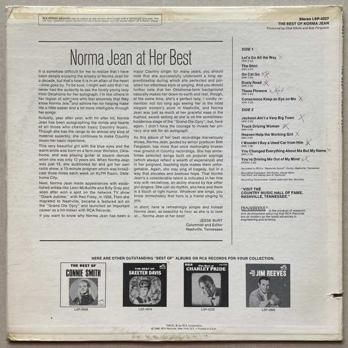 Norma Jean - The Best Of Norma Jean (LP)