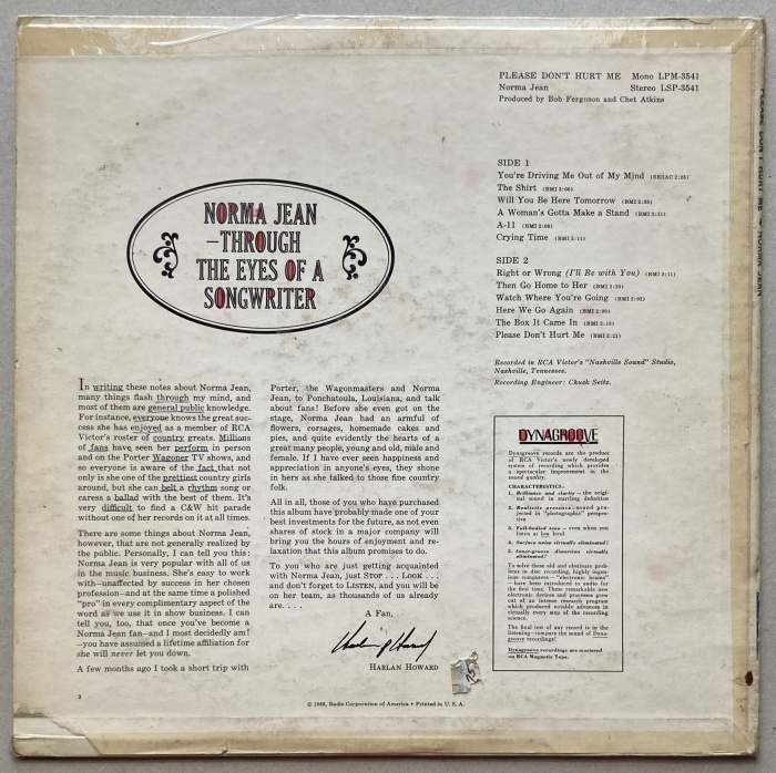 Norma Jean - Please Don't Hurt Me (LP)